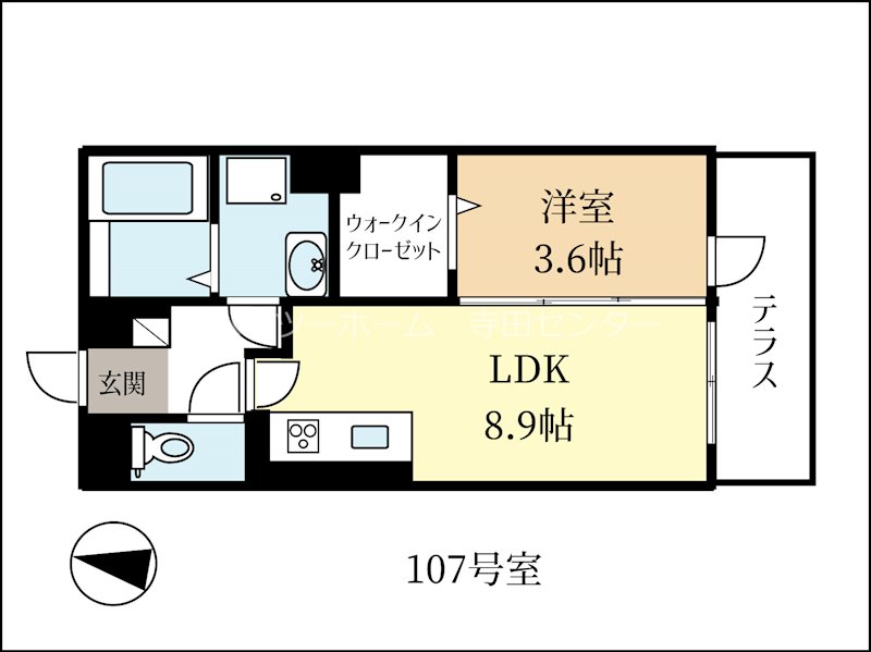 シンフォニー久津川 間取り