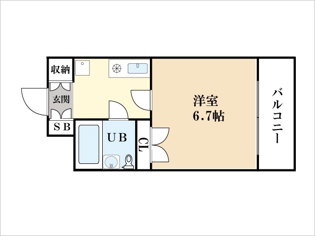 ヴィラ田辺2号館 間取り
