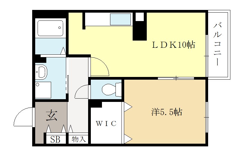 シャトーヒルズ南館 間取り