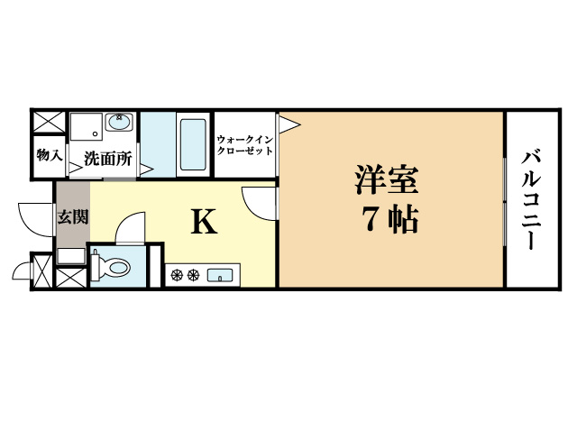 コウジィーコートⅡ 間取り