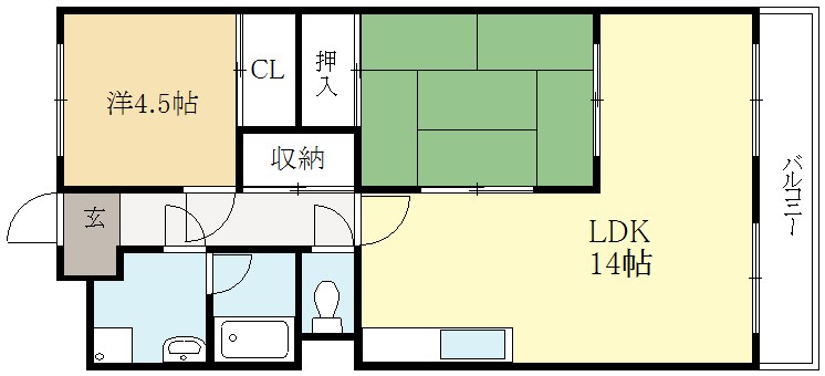 第50長栄ボンプレミール 間取り