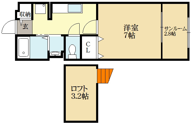 タウニィ天神 間取り