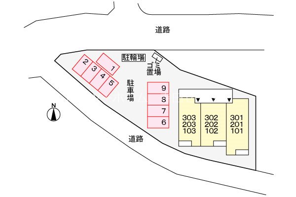 ガーデンハイム久御山 駐車場