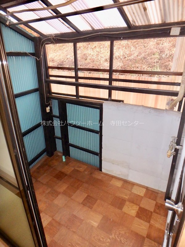 上田住宅　平屋 ベランダ