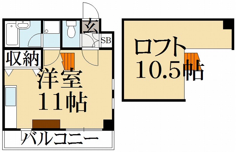 ロフティー松ヶ崎 間取り