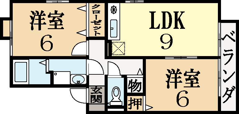 セジュールMⅡ 間取り