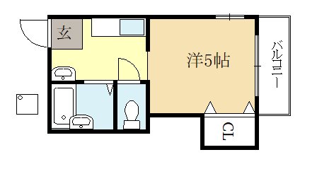 サンハイツ伊勢田 間取り