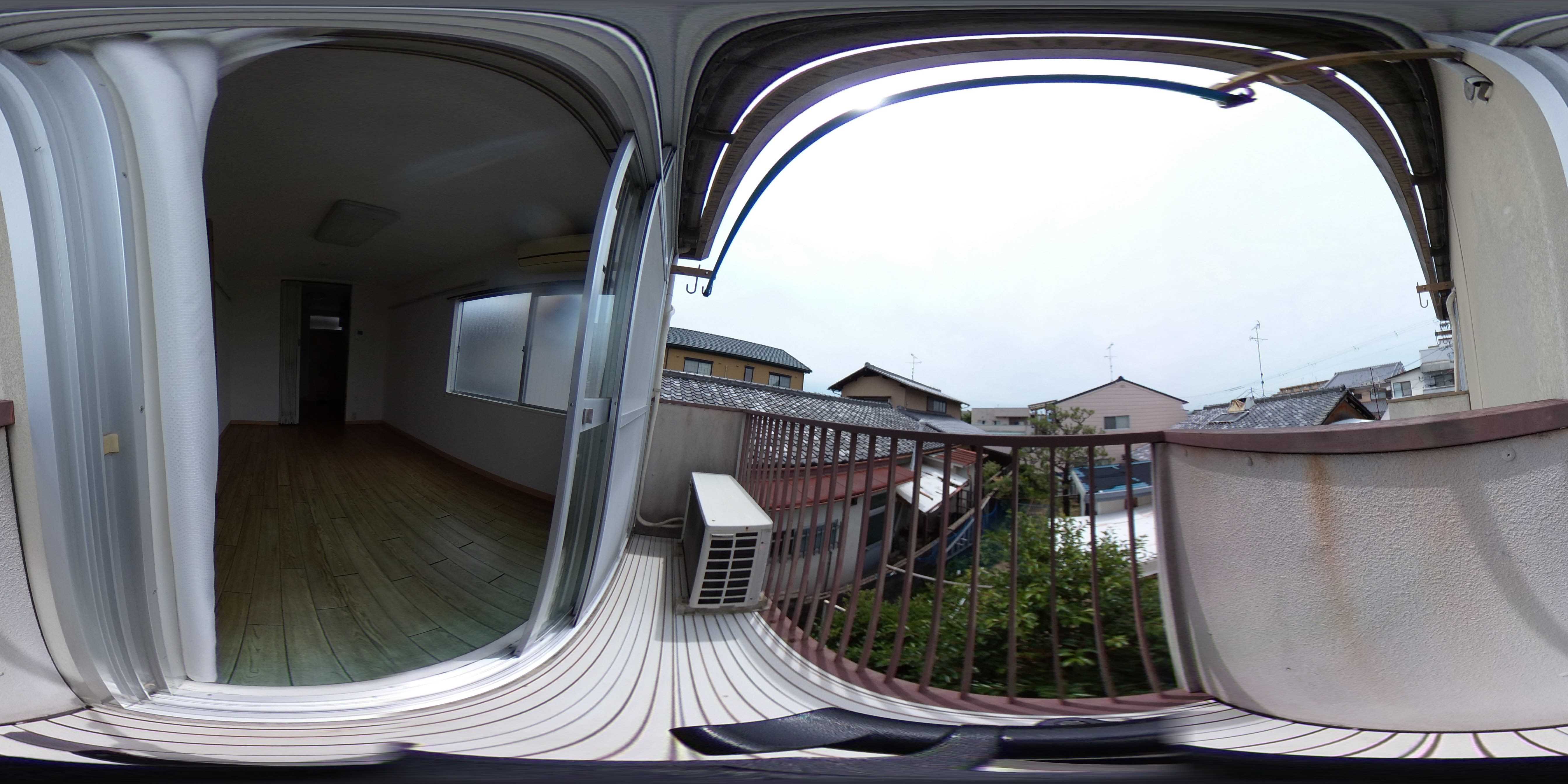 サンハイツ伊勢田 ベランダ