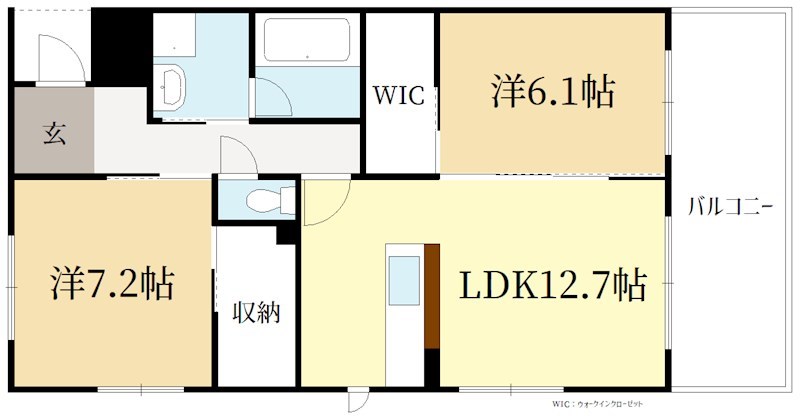 クルミナーレⅣ 間取り