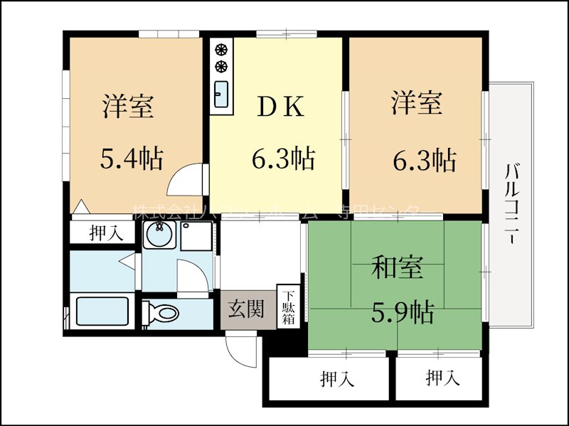 ウエストサイドタウン 間取り