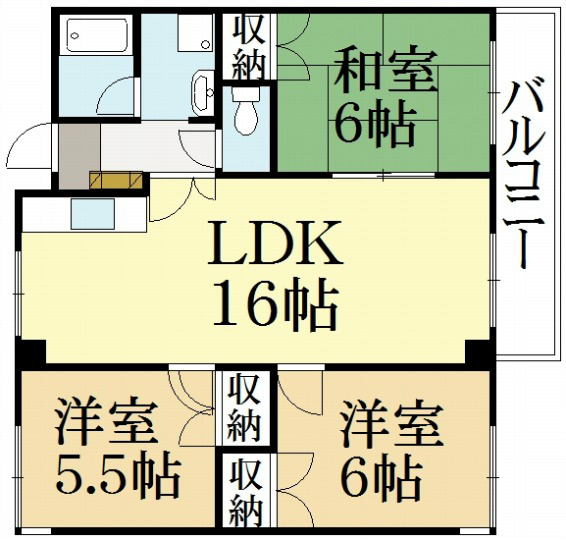 シルベーヌ北山 間取り