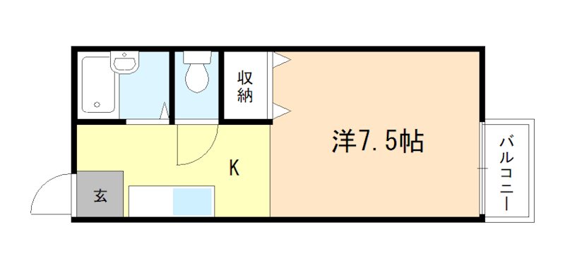 サニーハイツ中川C棟 間取り