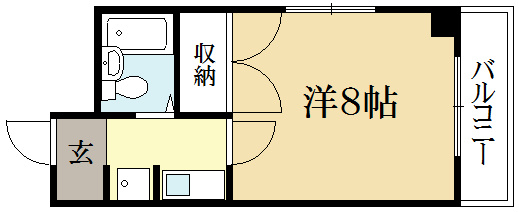 詩仙ハイムⅡ 間取り