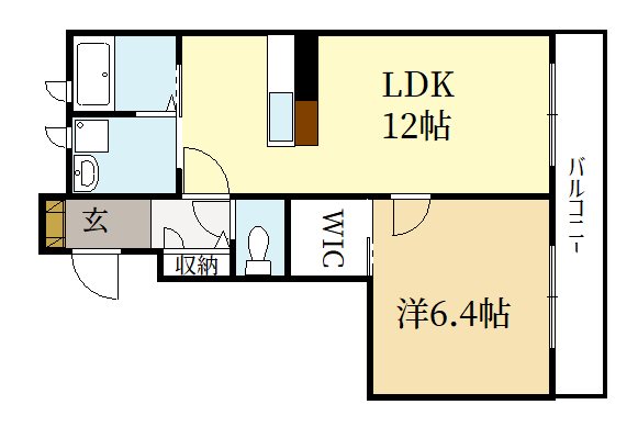 シャーメゾン欅ヶ丘・椿館 間取り
