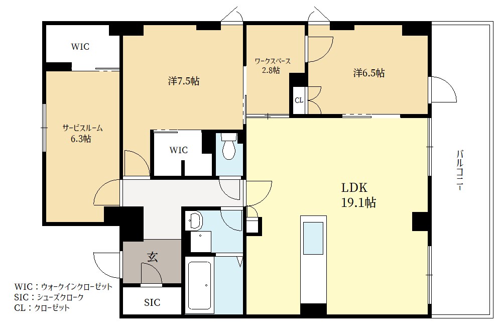 AKADEMOS　Residence 間取り