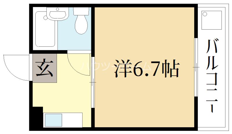 JPアパートメント宇治 間取り