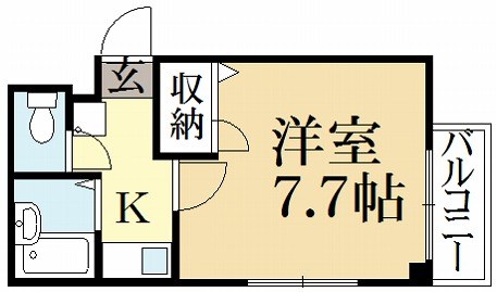 ラフィーネ一乗寺 間取り