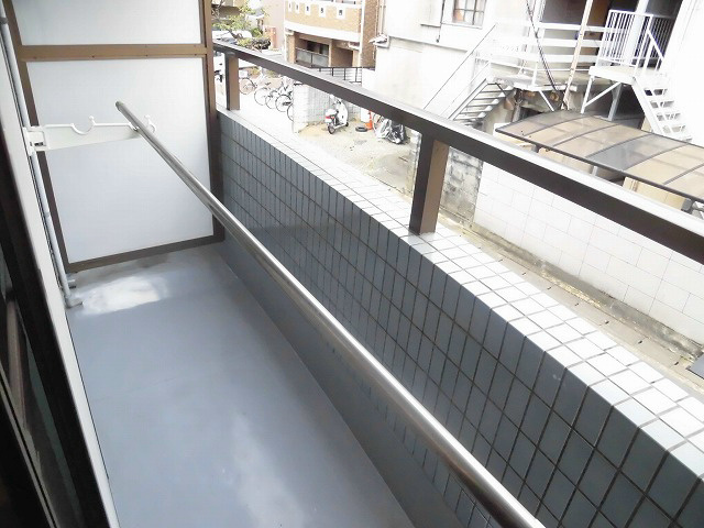 ラフィーネ一乗寺 ベランダ