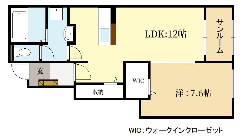 カーム　ブリーズ木津川 間取り