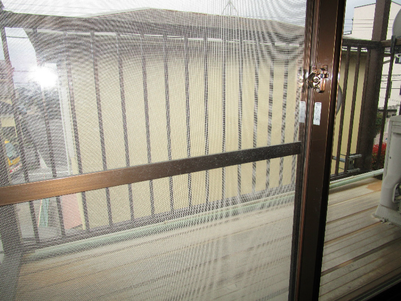 短期貸家　寺田袋尻 ベランダ
