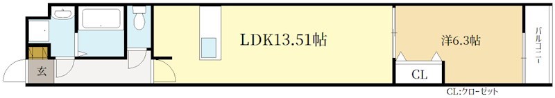 La Fite SHIMOGAMO 間取り