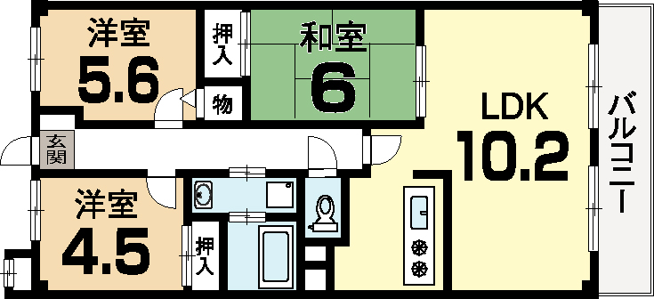 レジデンス碩 間取り