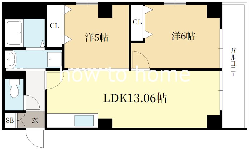 二条城東レジデンス 間取り