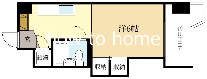 京都四条グランドハイツ 間取り