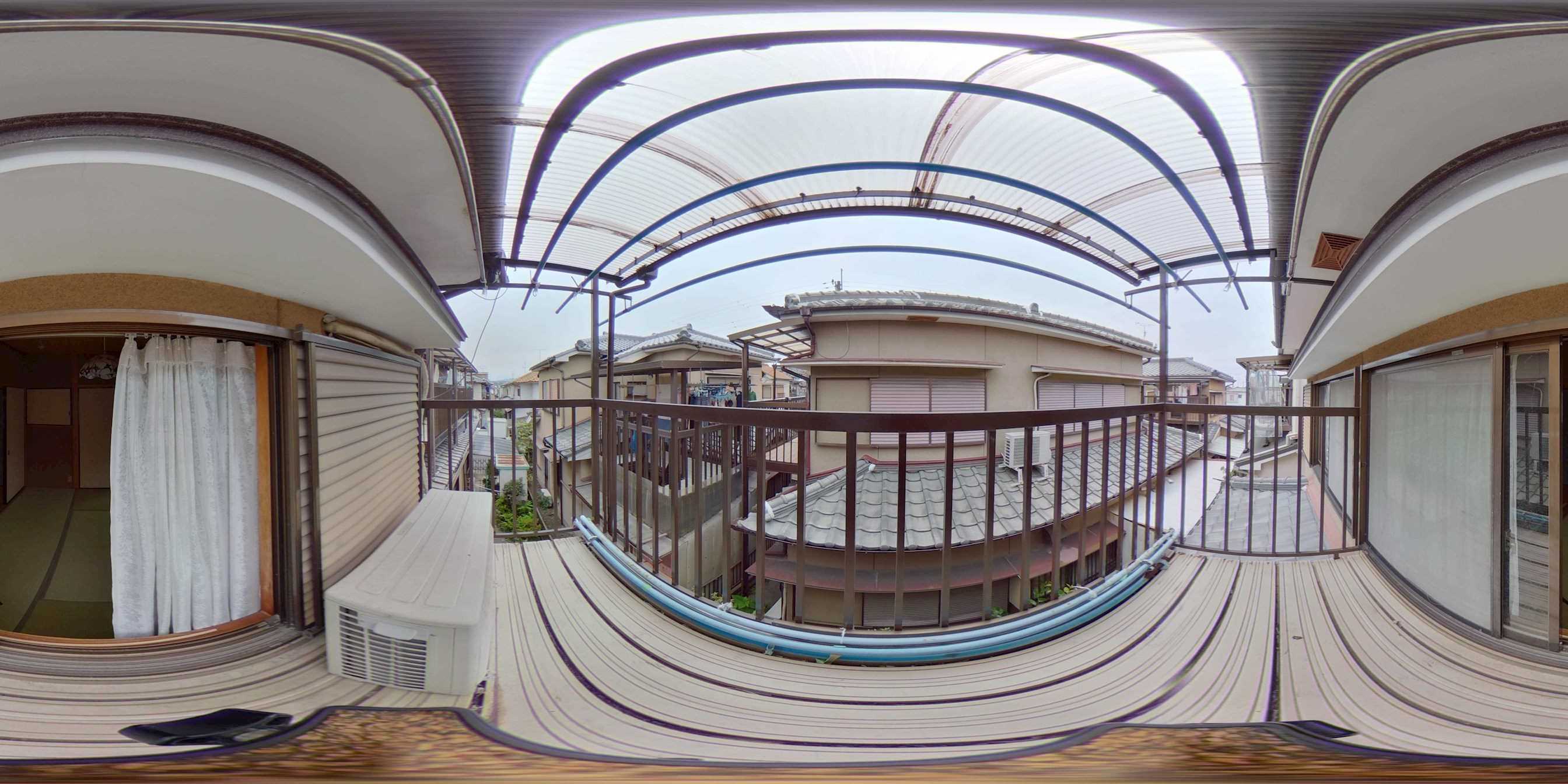 京都府城陽市寺田大畔 ベランダ