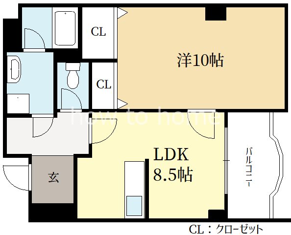 レヴィア北白川 間取り