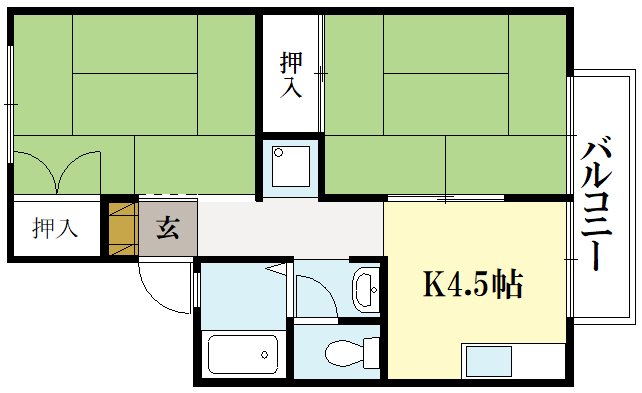 セジュールPOPO 間取り