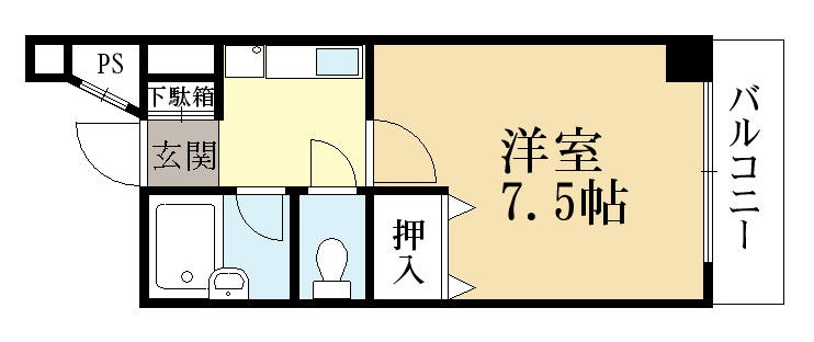 ドミール伊勢田 間取り