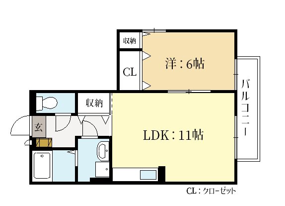 リビングタウン相楽Ａ 間取り