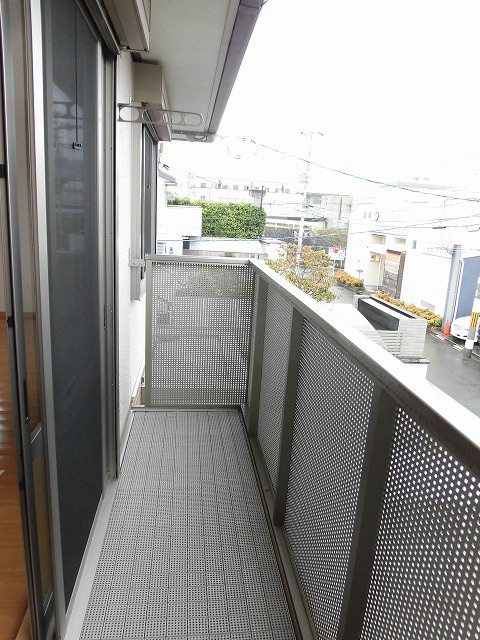 松ヶ崎貸家 ベランダ