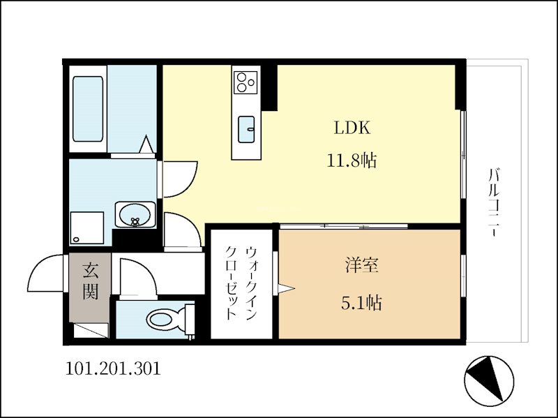 Mon Amour知原 間取り