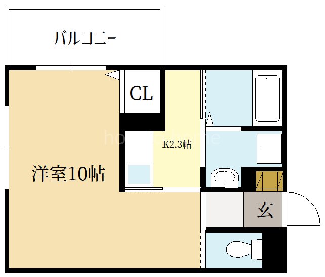 フォーレスト修学院Ⅱ 間取り