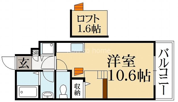 ホワイトハイムKAGAMIISHI 間取り
