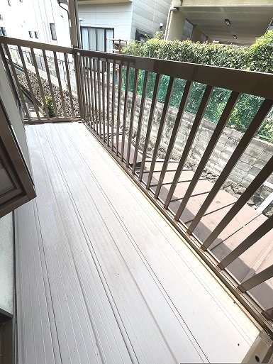 広野町小根尾貸家 ベランダ