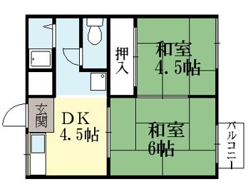 ウィンズ上桂A棟 間取り