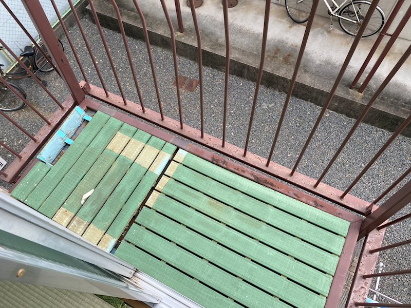 ウィンズ上桂A棟 ベランダ