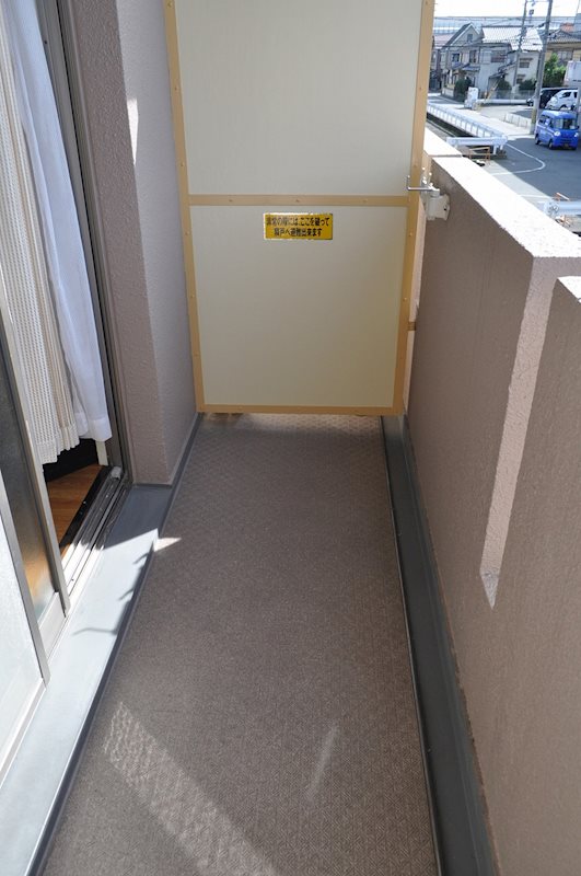 プレシードノモト ベランダ