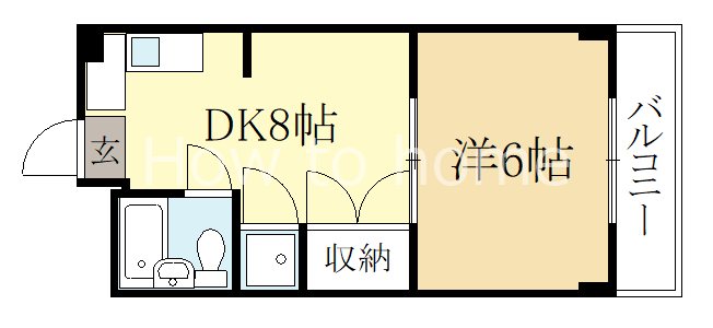 リバーサイド西賀茂 間取り