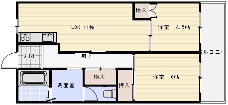 第2洛西ハイツ 間取り