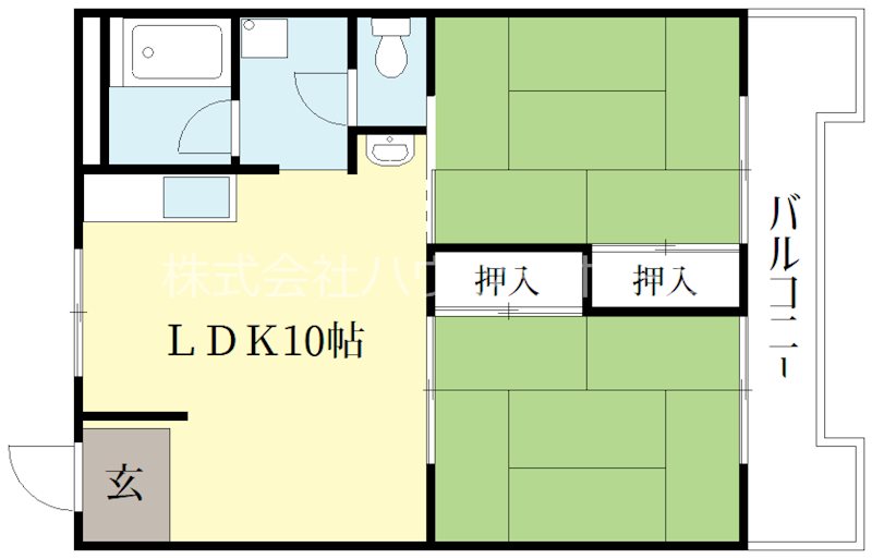 エバーグリーン宇治弐番館 間取り
