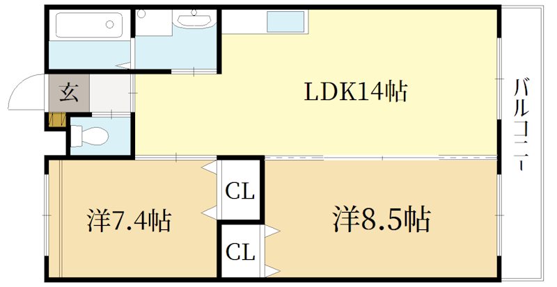 悠明館 間取り
