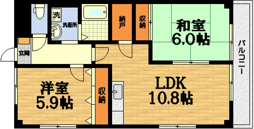 ビラ・クレール 間取り