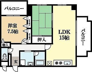 ハウス・エバーグリーン 間取り