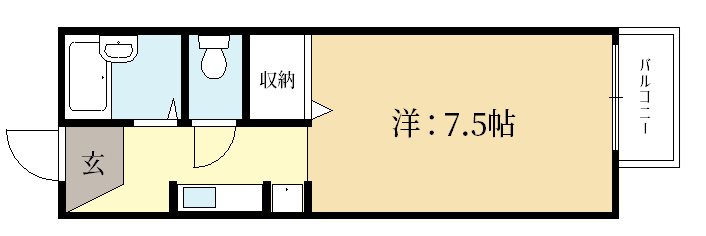 サニーハイツ中川C棟 間取り