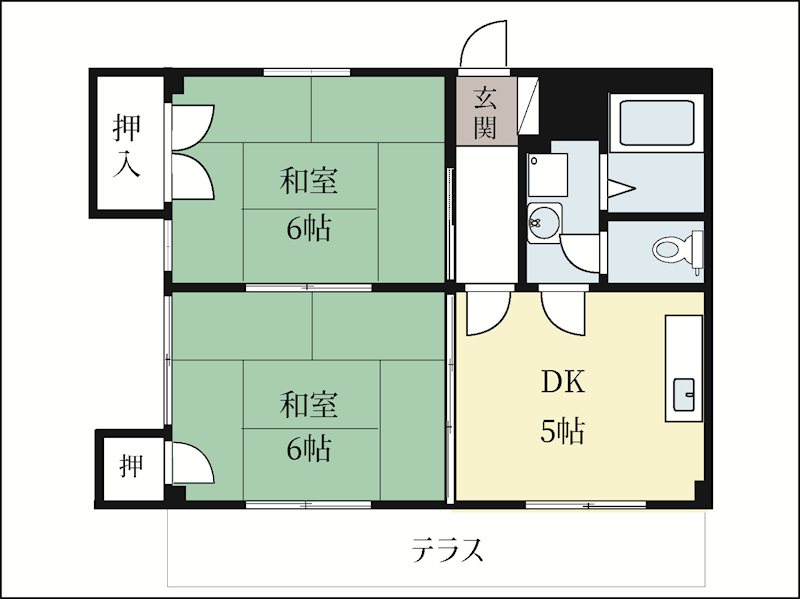 クレアコート精華 間取り