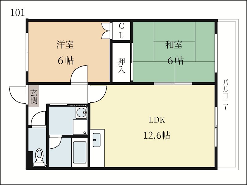 サニーヒル刀禰 間取り